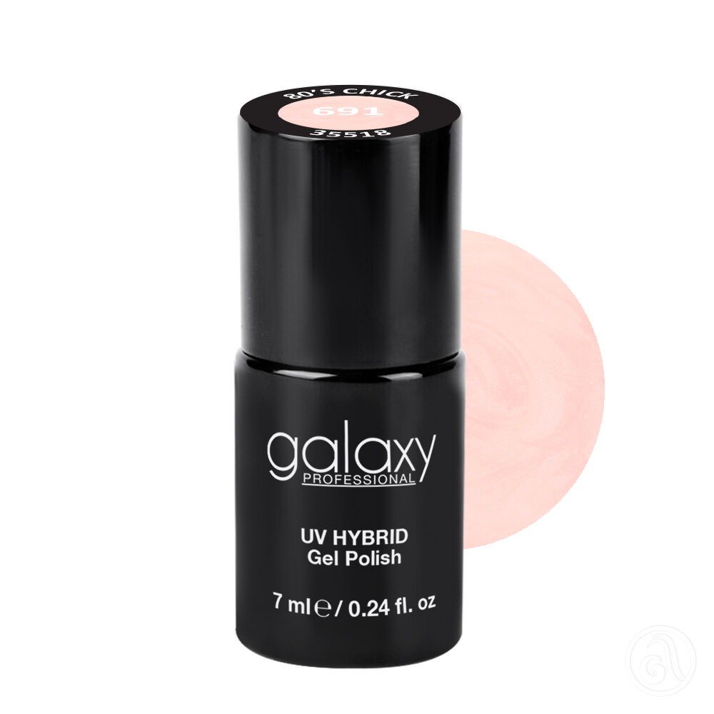Galaxy Hybridni trajni lak, 7 ml, 691 80´s Chick