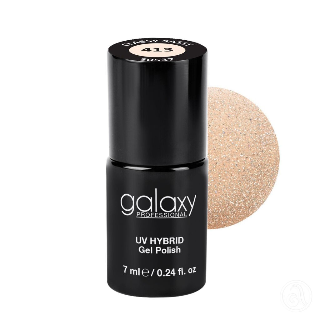 Galaxy Hybridni trajni lak, 7 ml, 413 Classy Sassy