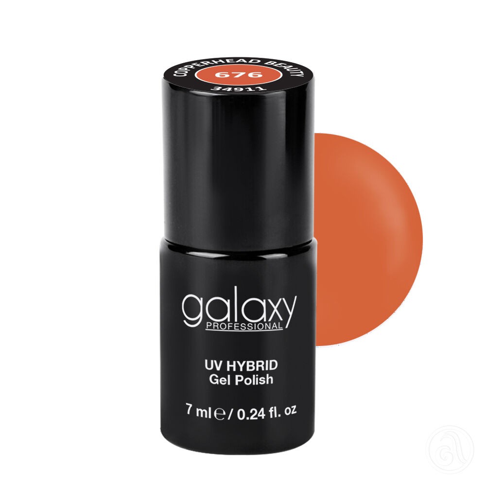 Galaxy Hybridni trajni lak, 7 ml, 676 Copperhead Beauty