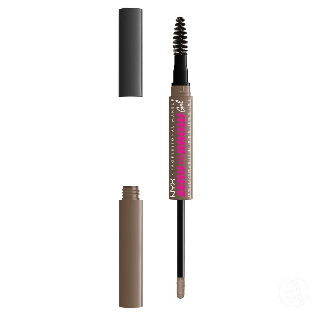NYX Gel za obrve Zero To Brow, 2ml, ZTBG05 Ash Brown