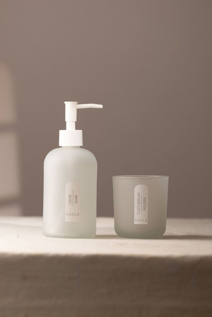 L'essentiel Maison Set kupaonske galanterije Envy, 2 komada, siva