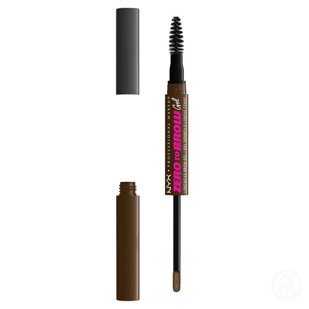 NYX Gel za obrve Zero To Brow, 2ml, ZTBG06 Chocolate