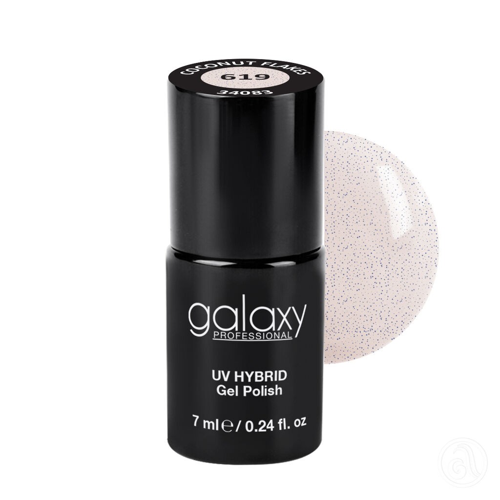 Galaxy Hybridni trajni lak, 7 ml, 619 Coconut Flakes
