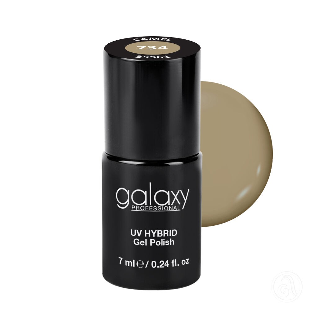 Galaxy Hybridni trajni lak, 7 ml, 734 Camel