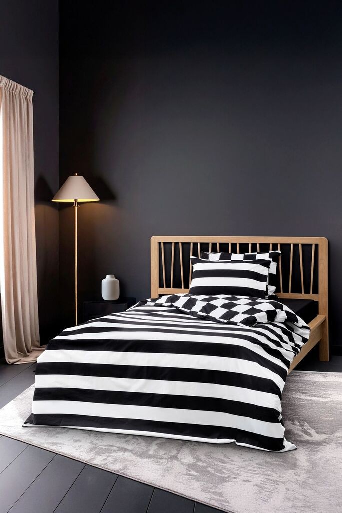 L'essentiel Maison Code set posteljine, 160 x 220 cm, crna