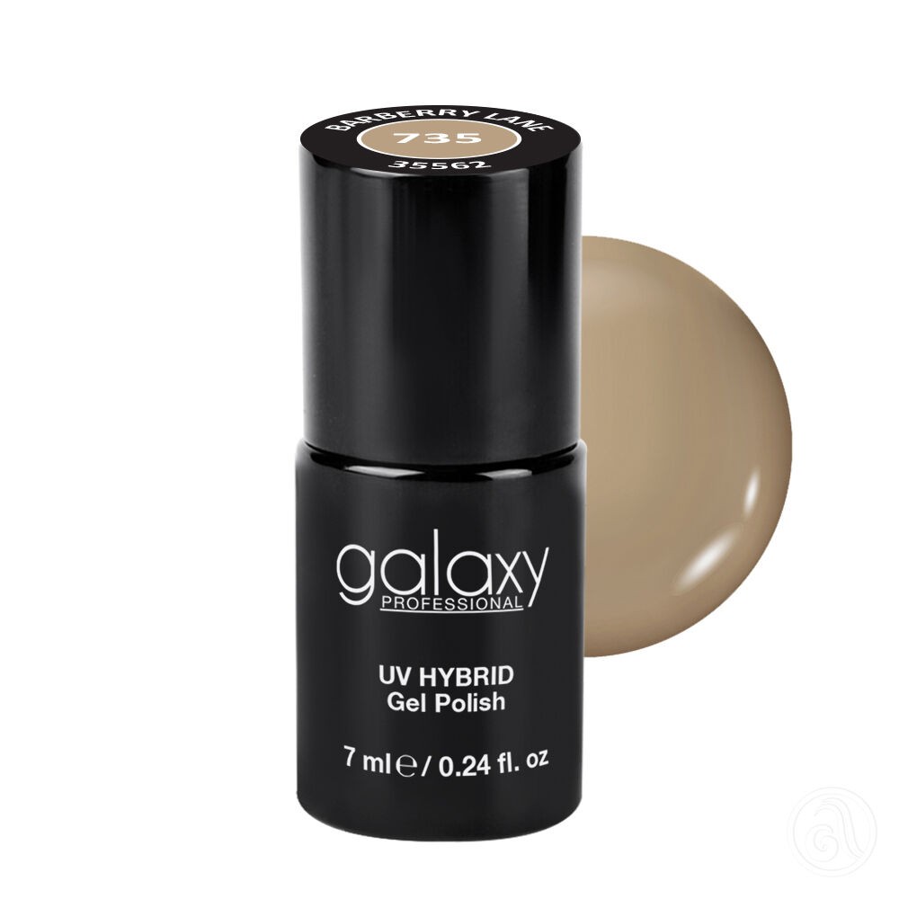 Galaxy Hybridni trajni lak, 7 ml, 735 Barberry Lane