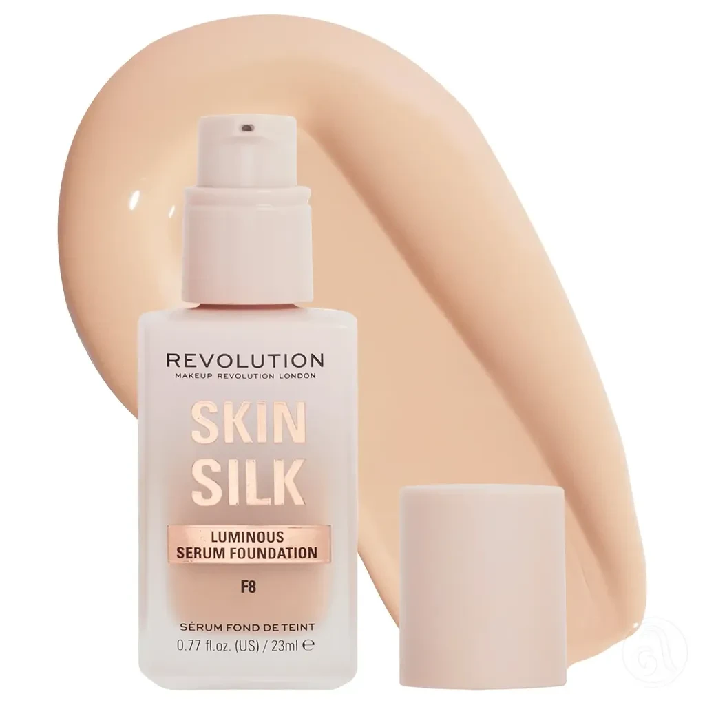 Revolution Tečni puder Skin Silk, 23 ml, F8