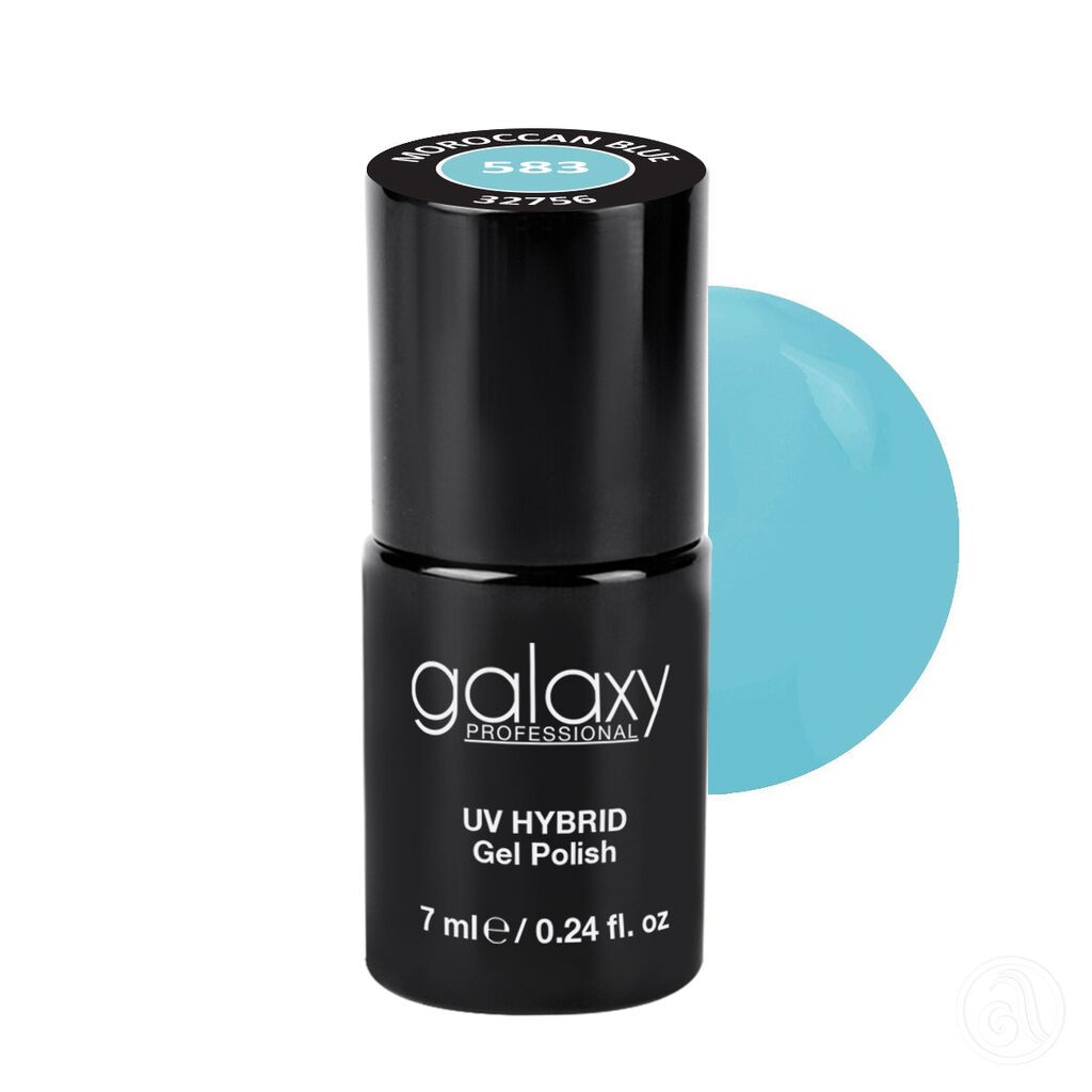 Galaxy Hybridni trajni lak, 7 ml, 583 Moroccan Blue