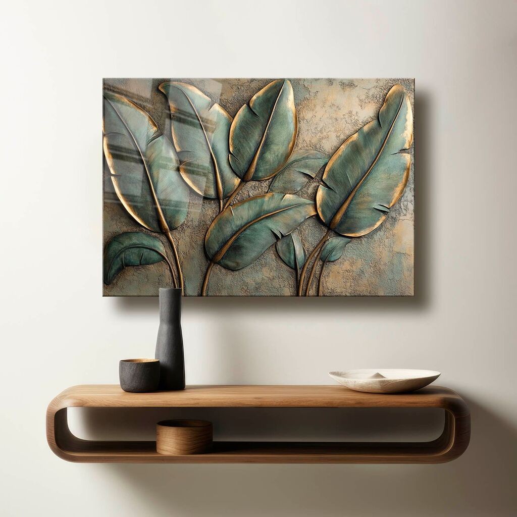 Wallxpert Dekorativna slika na kaljenom staklu Camtbl-069, 60 x 90 cm, Šareno