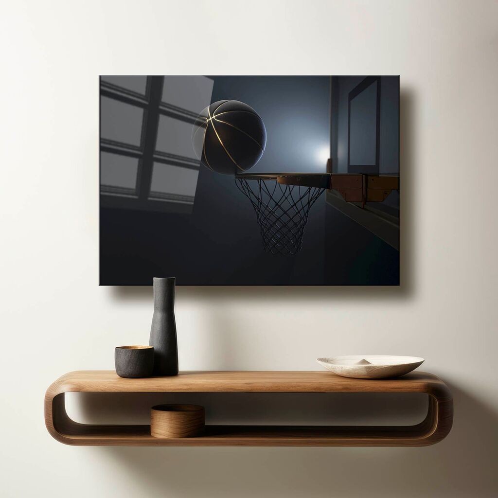 Wallxpert Dekorativna slika na kaljenom staklu Camtbl-022, 50 x 70 cm, Šareno