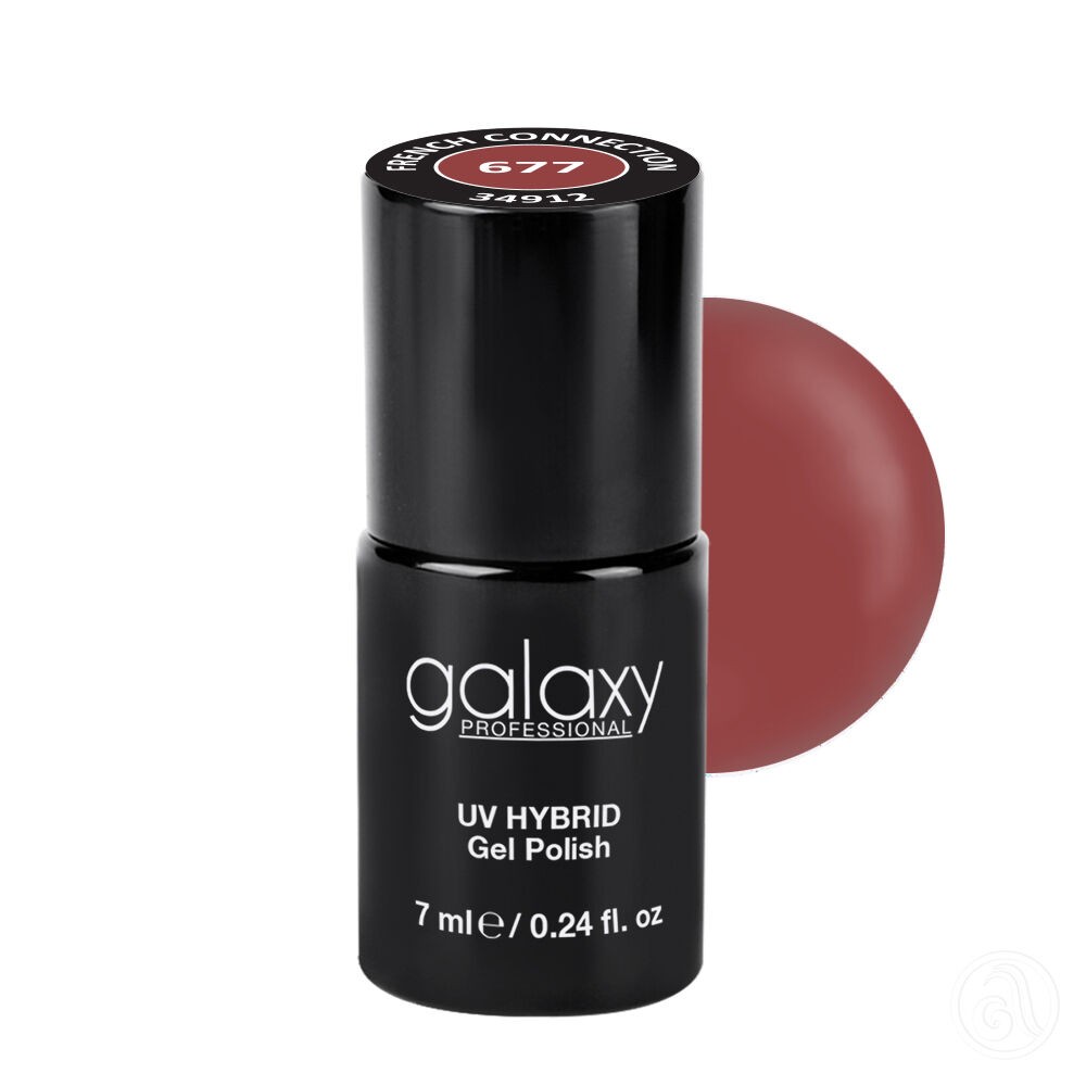 Galaxy Hybridni trajni lak, 7 ml, 677 French Connection