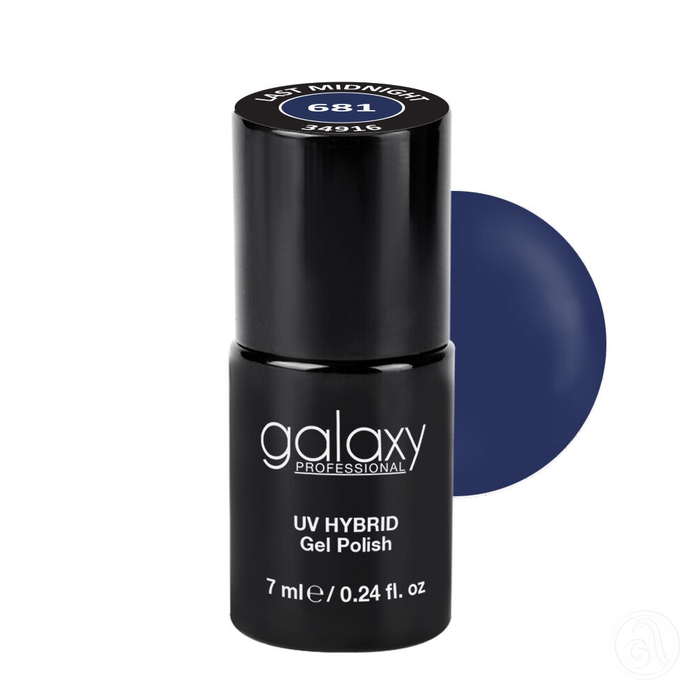 Galaxy Hybridni trajni lak, 7 ml, 681 Last Midnight