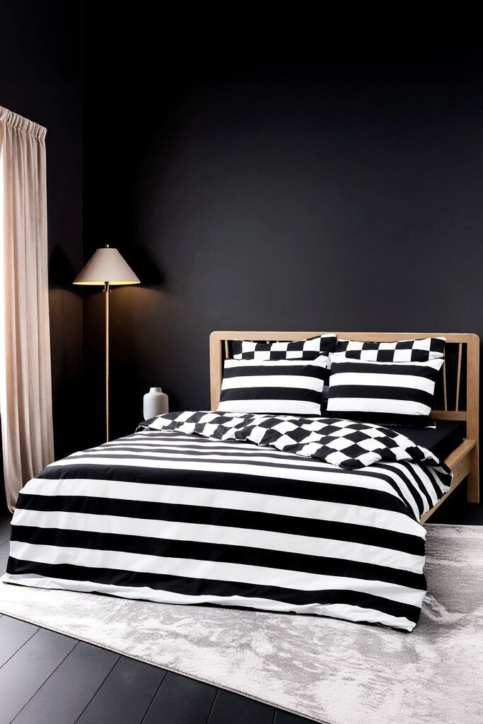 L'essentiel Maison Code set posteljine, 200 x 220 cm, crna