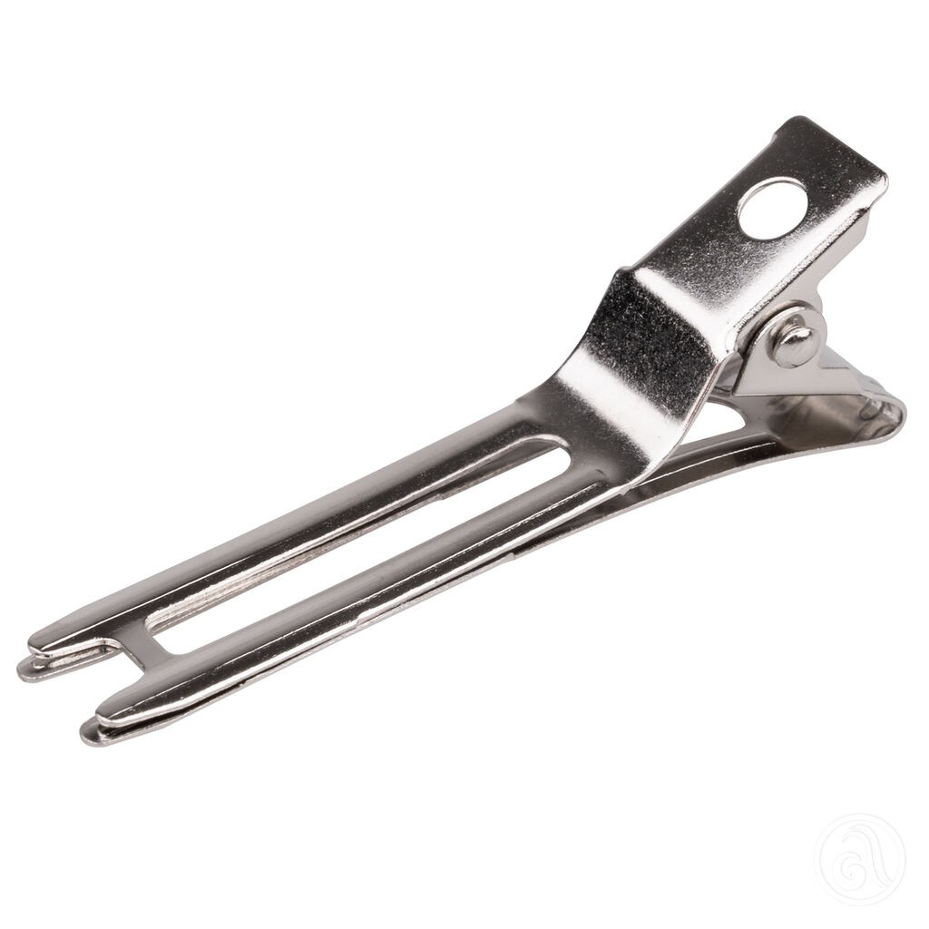 Beauty design G017 Štipaljke za kosu metalne, 100 kom, Srebrne boje