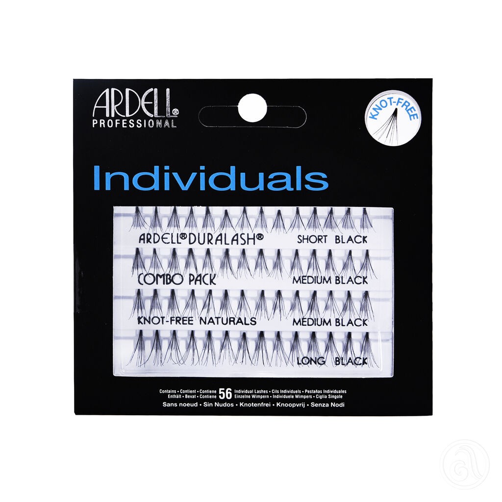 Ardell Individualne trepavice bez čvorića Duralash Knot-Free Combo, Crne