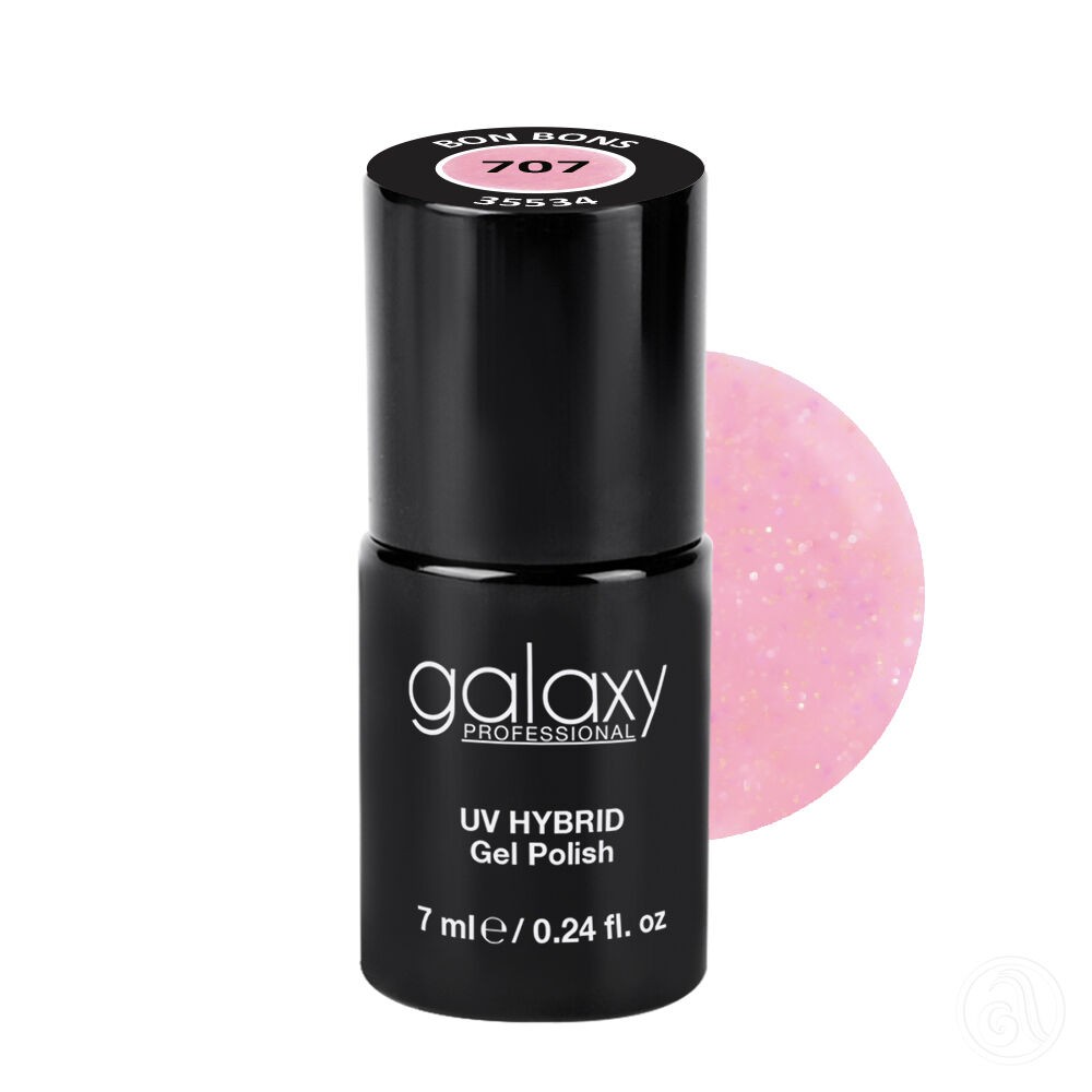 Galaxy Hybridni trajni lak, 7 ml, 707 Bon Bons