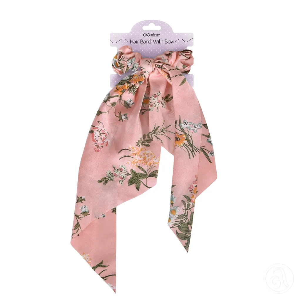 Infinity Gumica za kosu sa mašnom INF070, Šarena