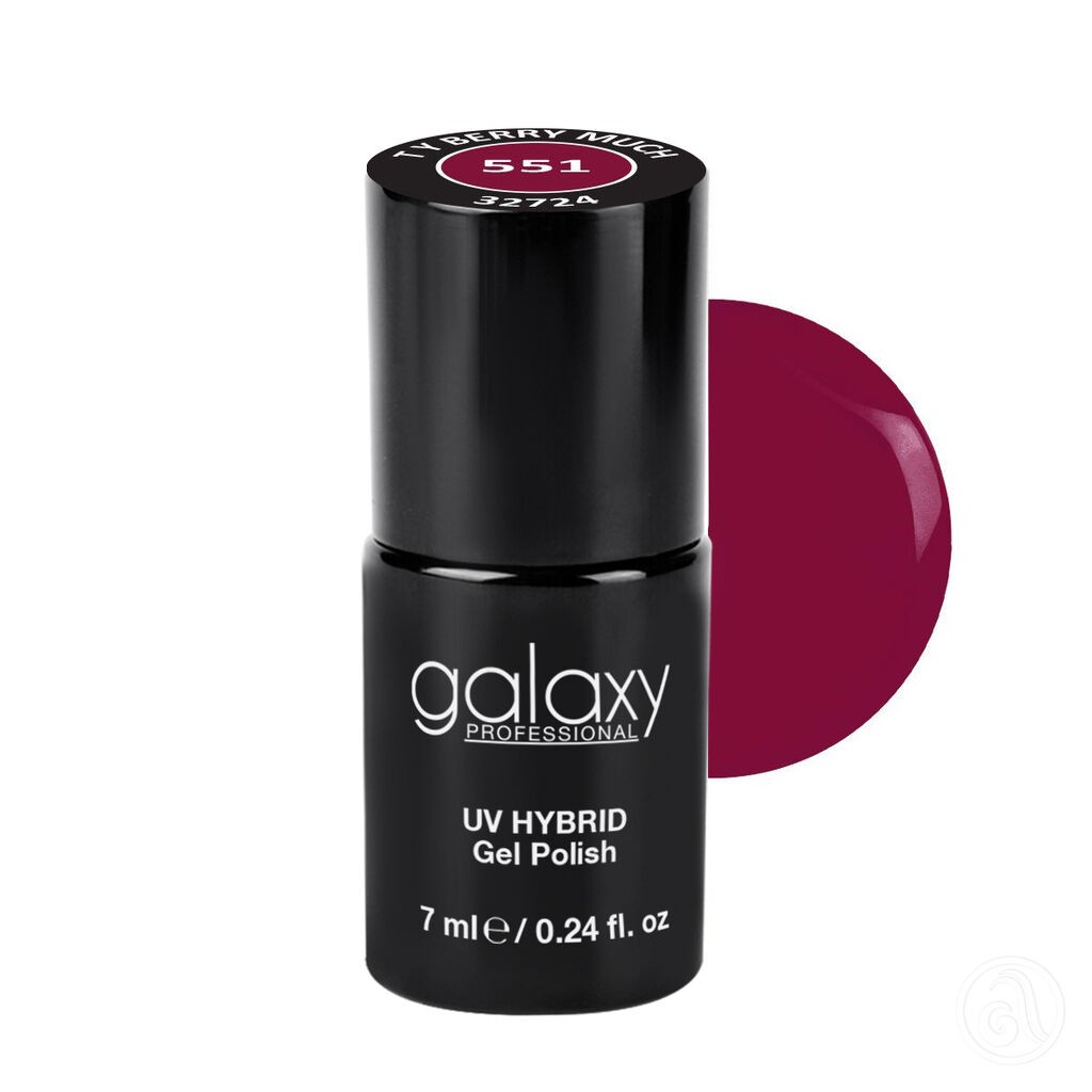 Galaxy Hybridni trajni lak, 7 ml, 551 Ty Berry Much