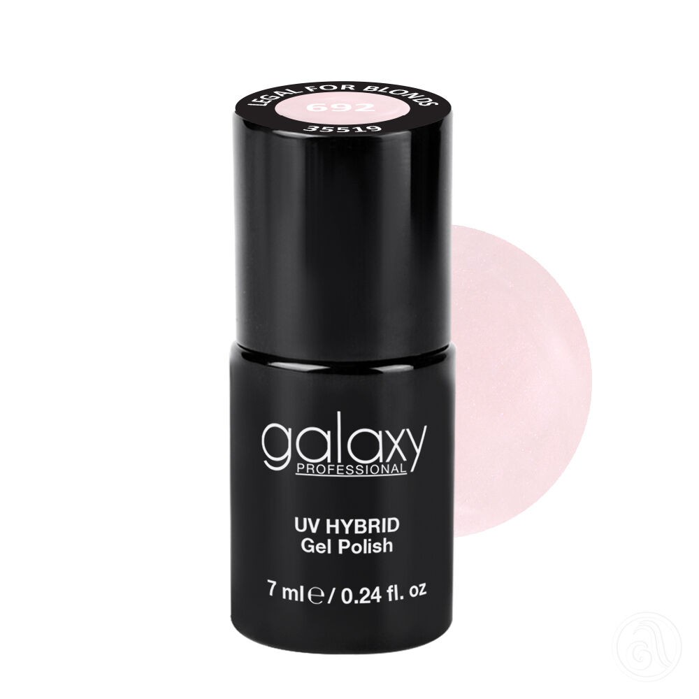Galaxy Hybridni trajni lak, 7 ml, 692 Legal for Blonds