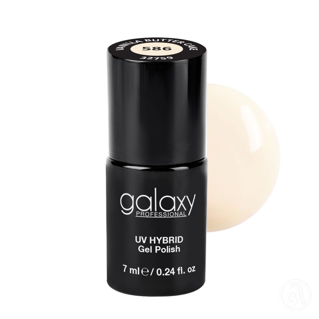 Galaxy Hybridni trajni lak, 7 ml, 586 Vanilla Butter Cake