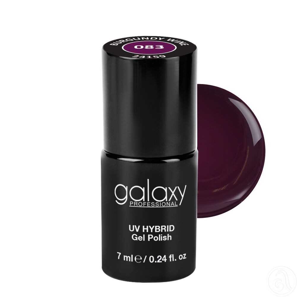 Galaxy Hybridni trajni lak, 7 ml, 083 Burgundy Wine