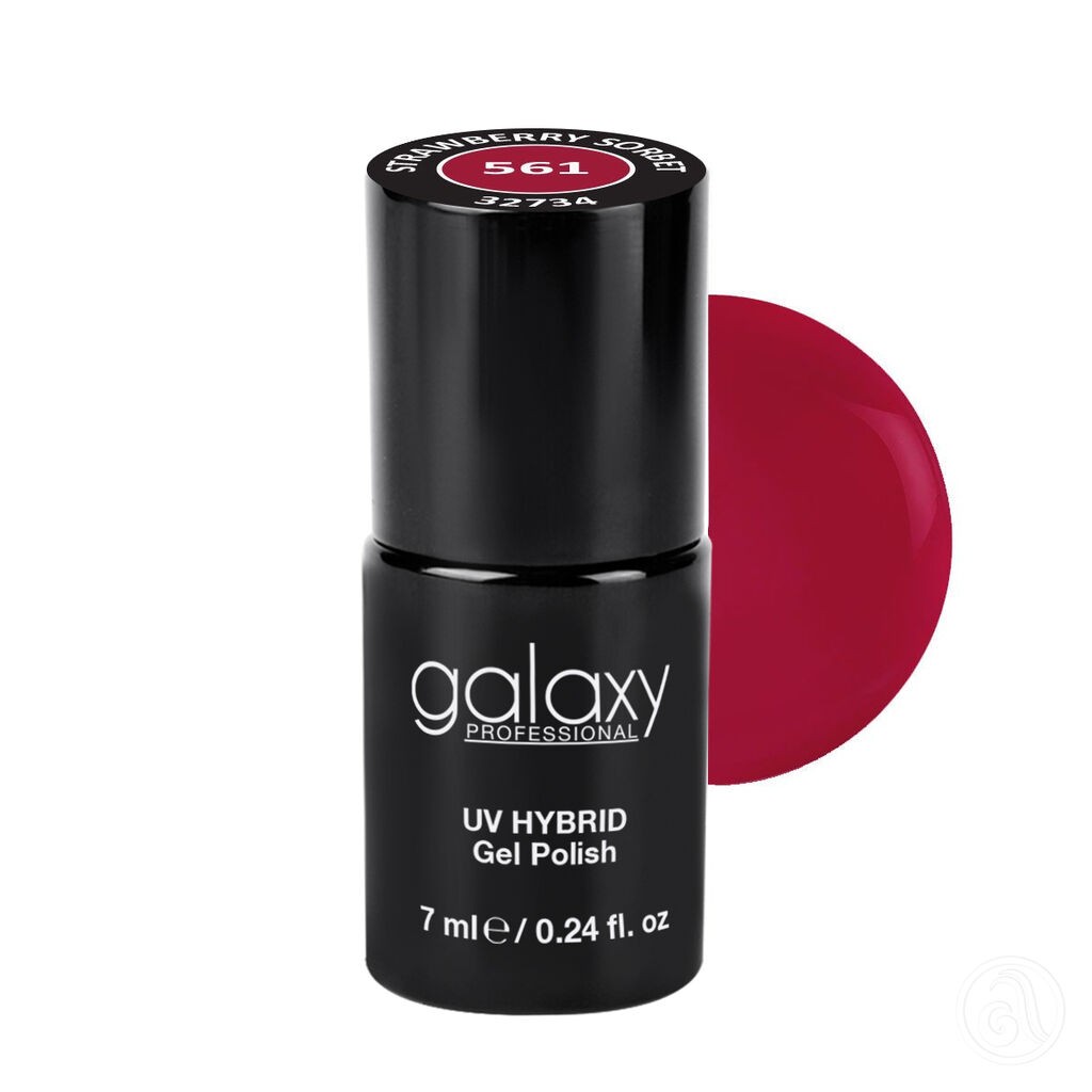 Galaxy Hybridni trajni lak, 7 ml, 561 Strawberry Sorbet