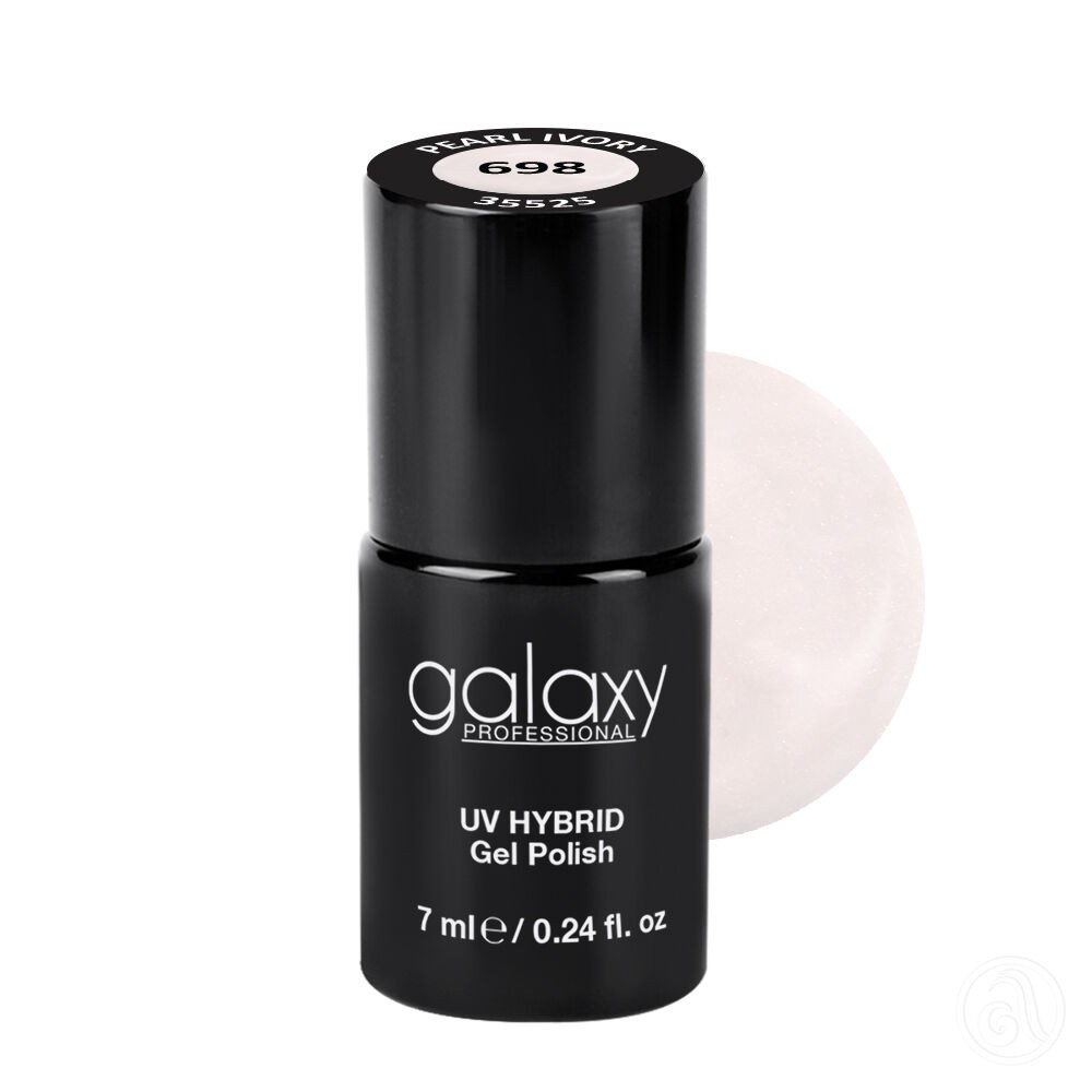 Galaxy Hybridni trajni lak, 7 ml, 698 Pearl Ivory