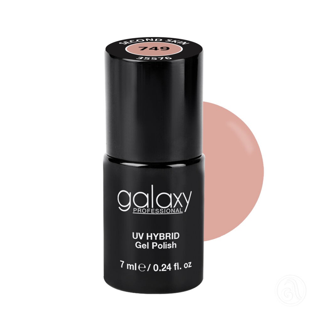 Galaxy Hybridni trajni lak, 7 ml, 749 Second Skin