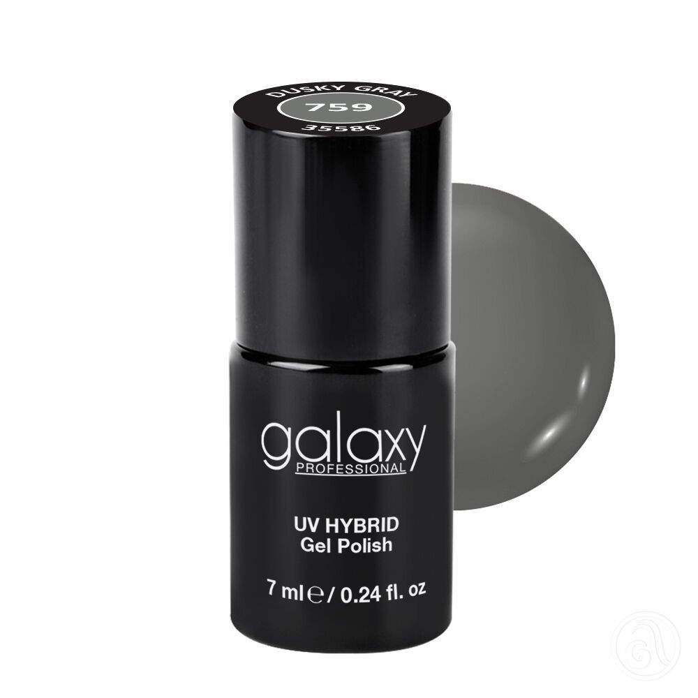 Galaxy Hybridni trajni lak, 7 ml, 759 Dusky Gray