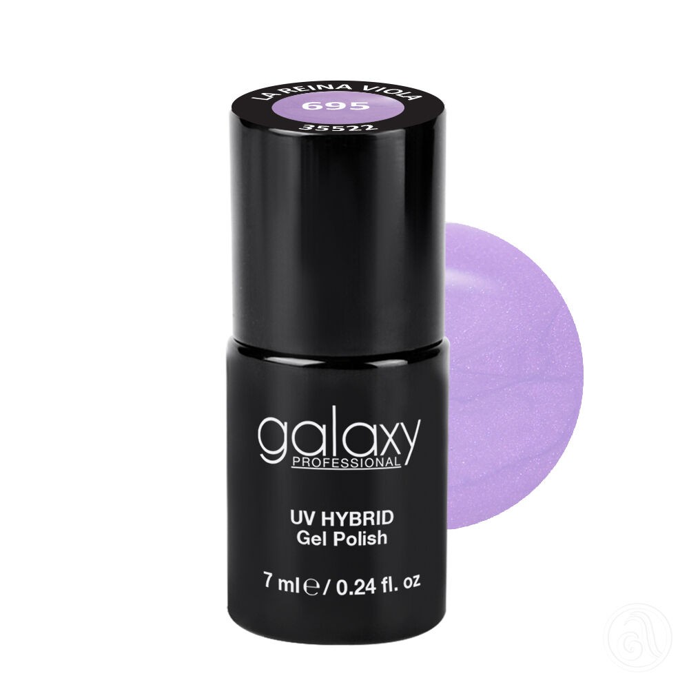 Galaxy Hybridni trajni lak, 7 ml, 695 La Reina Viola