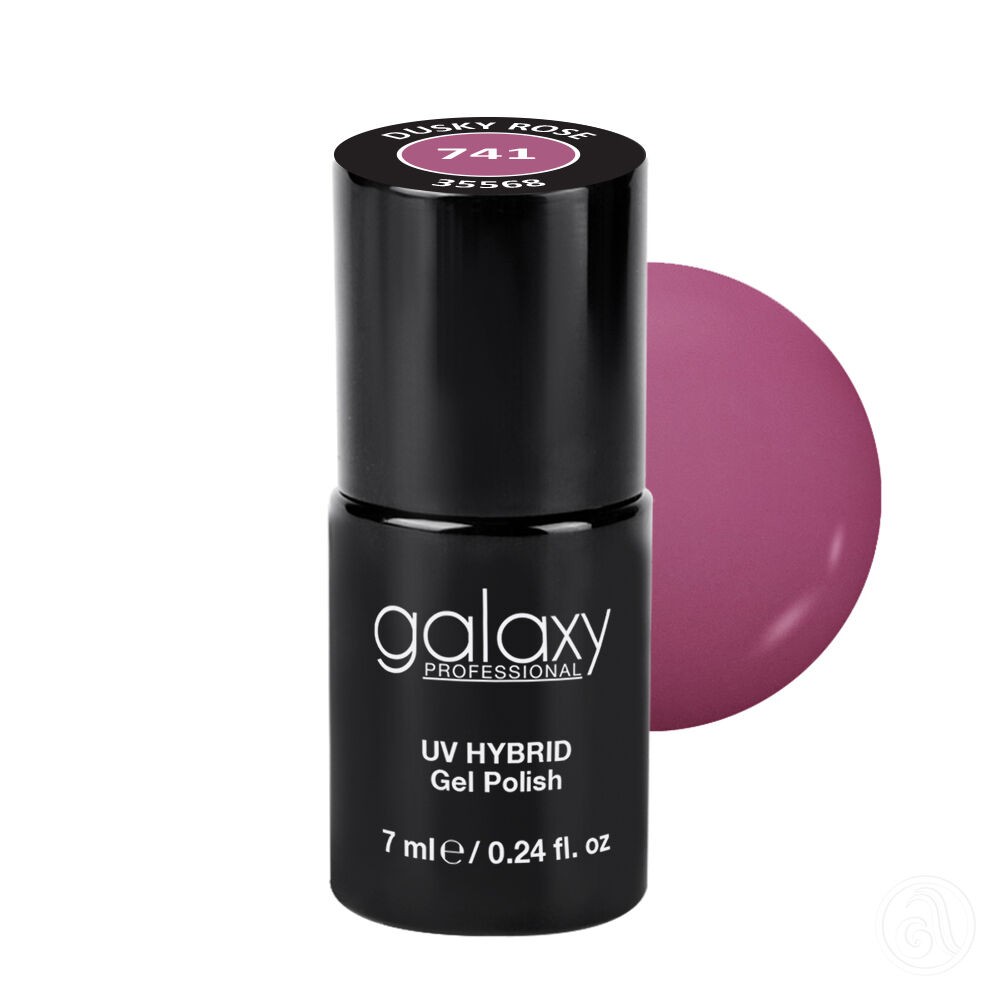 Galaxy Hybridni trajni lak, 7 ml, 741 Dusky Rose