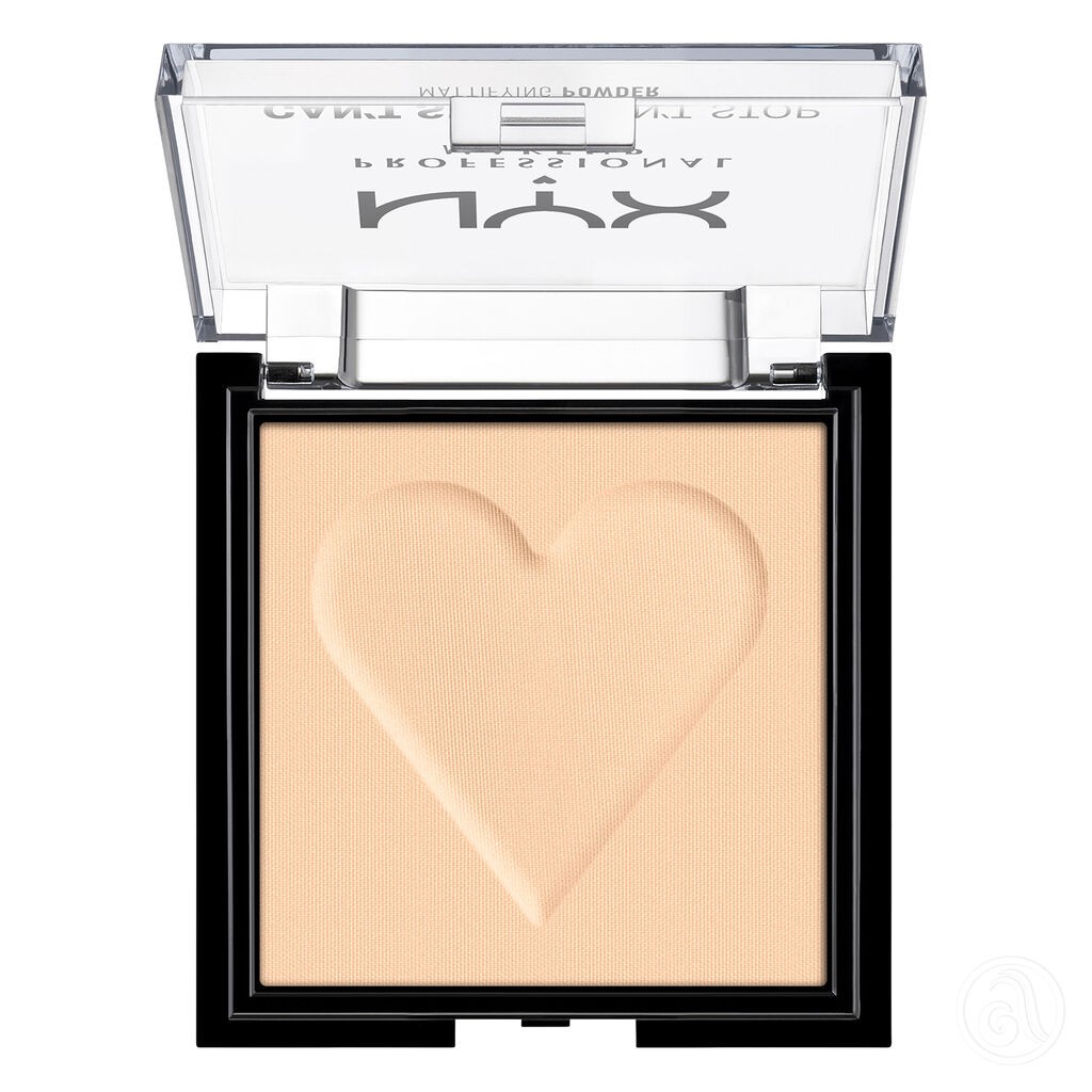 NYX Professional Makeup Mat puder Can't Stop Won't Stop CSWSM CSWSM02, 6 g, Light