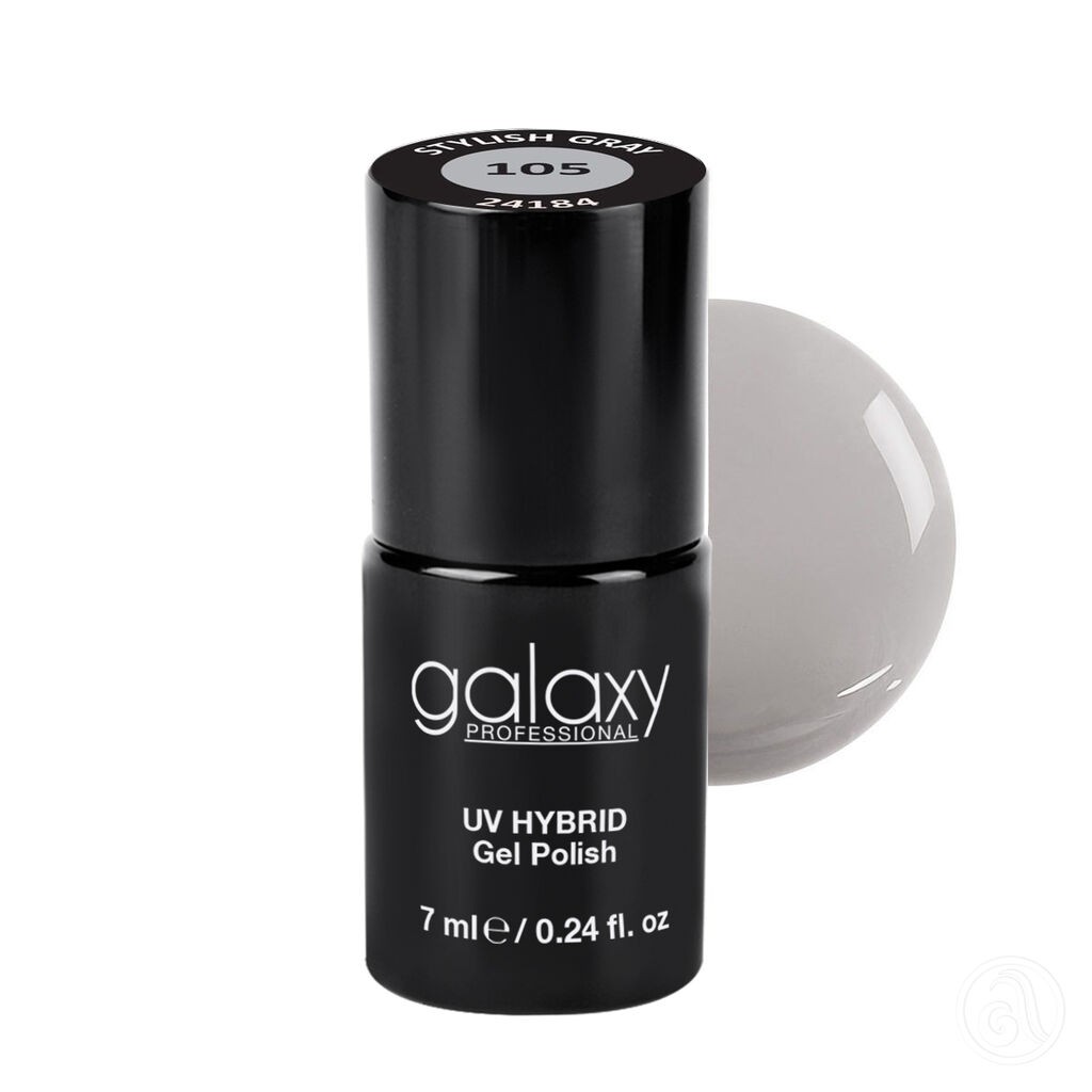 Galaxy Hybridni trajni lak, 7 ml, 105 Stylish Grey
