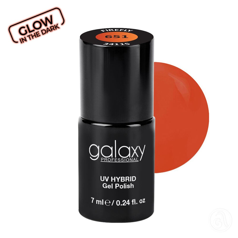Galaxy Hybridni trajni lak, 7 ml, 651 Firefly