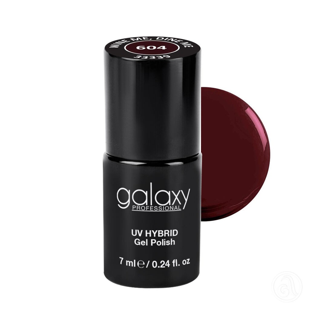 Galaxy Hybridni trajni lak, 7 ml, 604 Wine Me, Dine Me