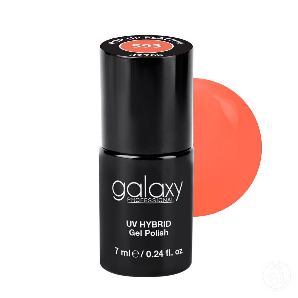 Galaxy Hybridni trajni lak, 7 ml, 593 Pop Up Peach!