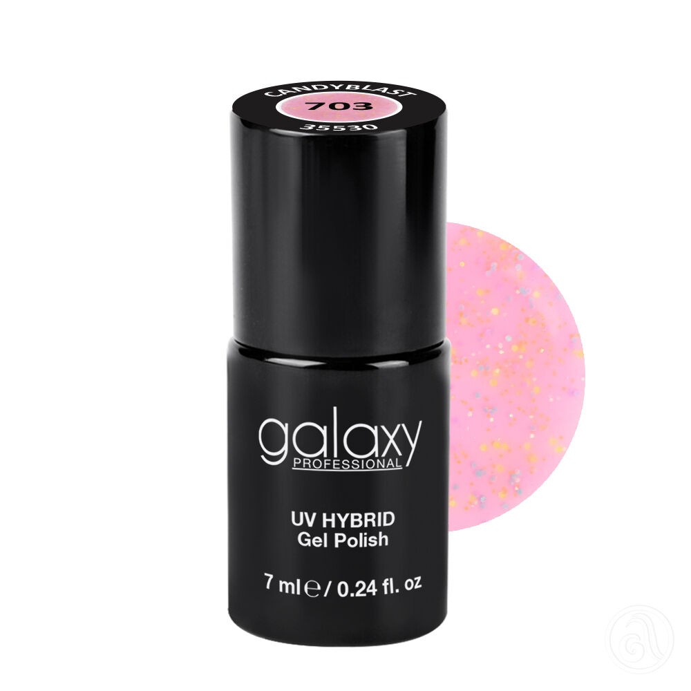 Galaxy Hybridni trajni lak, 7 ml, 703 Candyblast