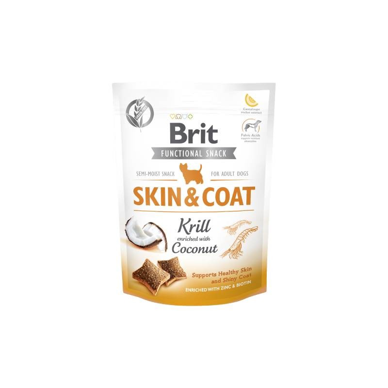 BRIT Poslastica za pse Skin & Coat, Kril i kokos, 150 g