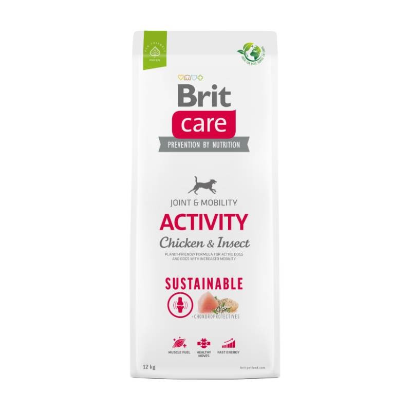 BRIT Suha hrana za pse Sustainable Activity, Piletina i insekti, 12kg
