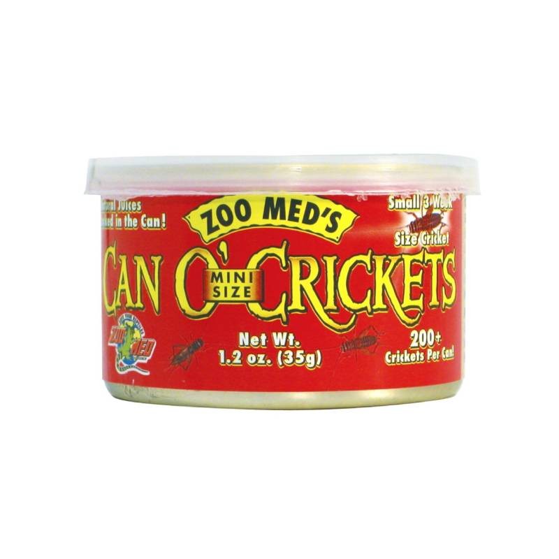 ZOO MED Hrana za reptile Can O’ Mini Size Crickets, 35 g