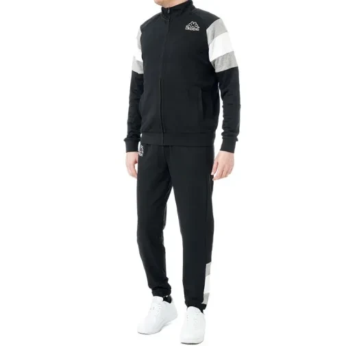 Kappa muška trenerka Logo Guiotti, crno-siva