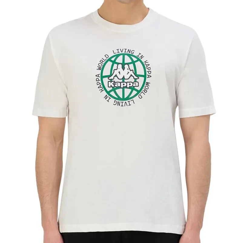 Muška majica Kappa s logom Gunno, bijela