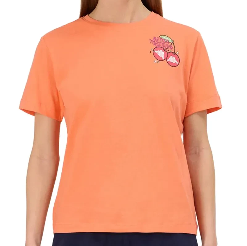 Ženska Kappa majica kratkih rukava s logom Gertu, bijela