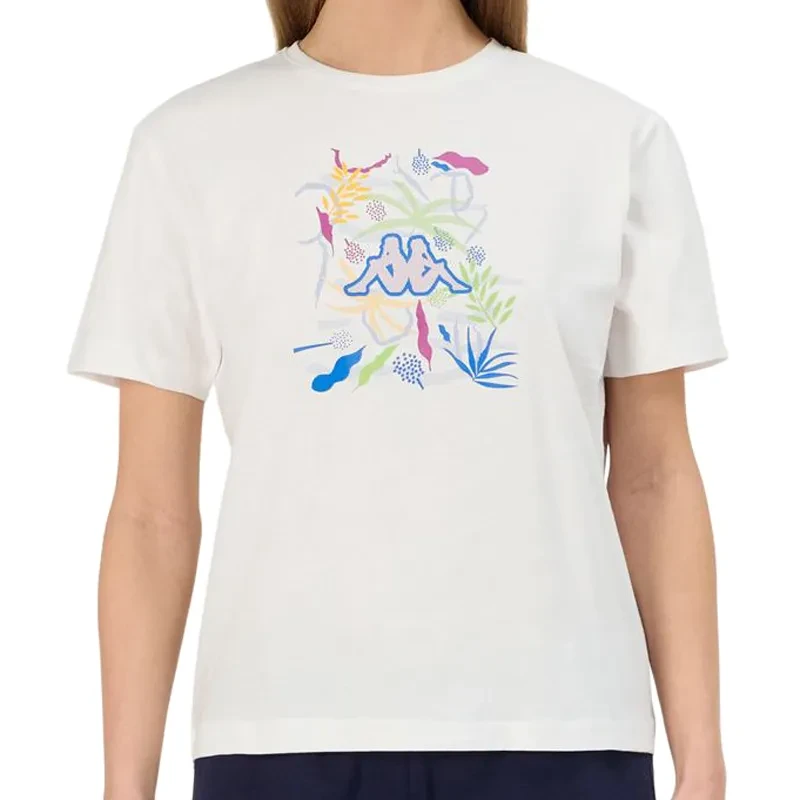 Kappa ženska majica kratkih rukava s logom Gamino, bijela