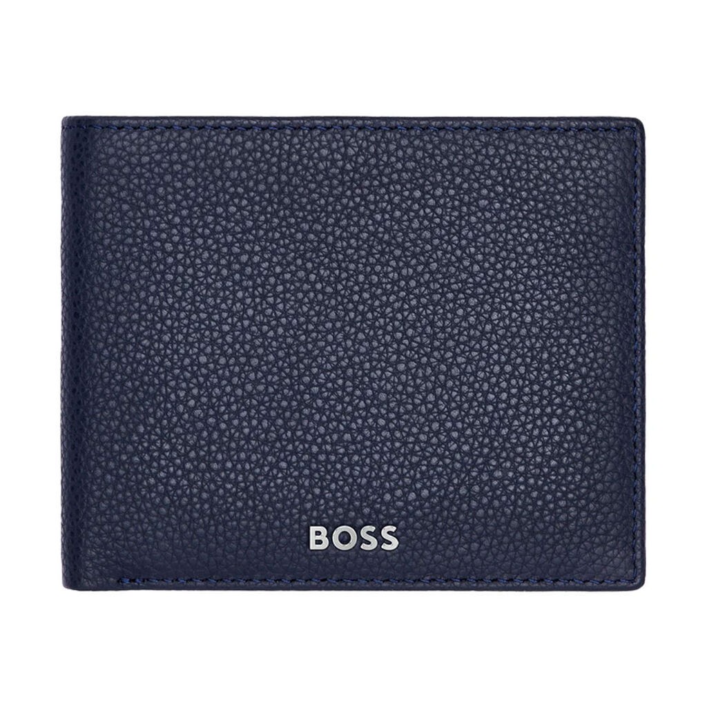 Hugo Boss Novčanik Classic Grained HLM416N, Plavi