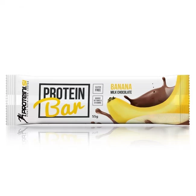 Proteini.Si Proteinska čokoladica, 55g, Banana-čokolada