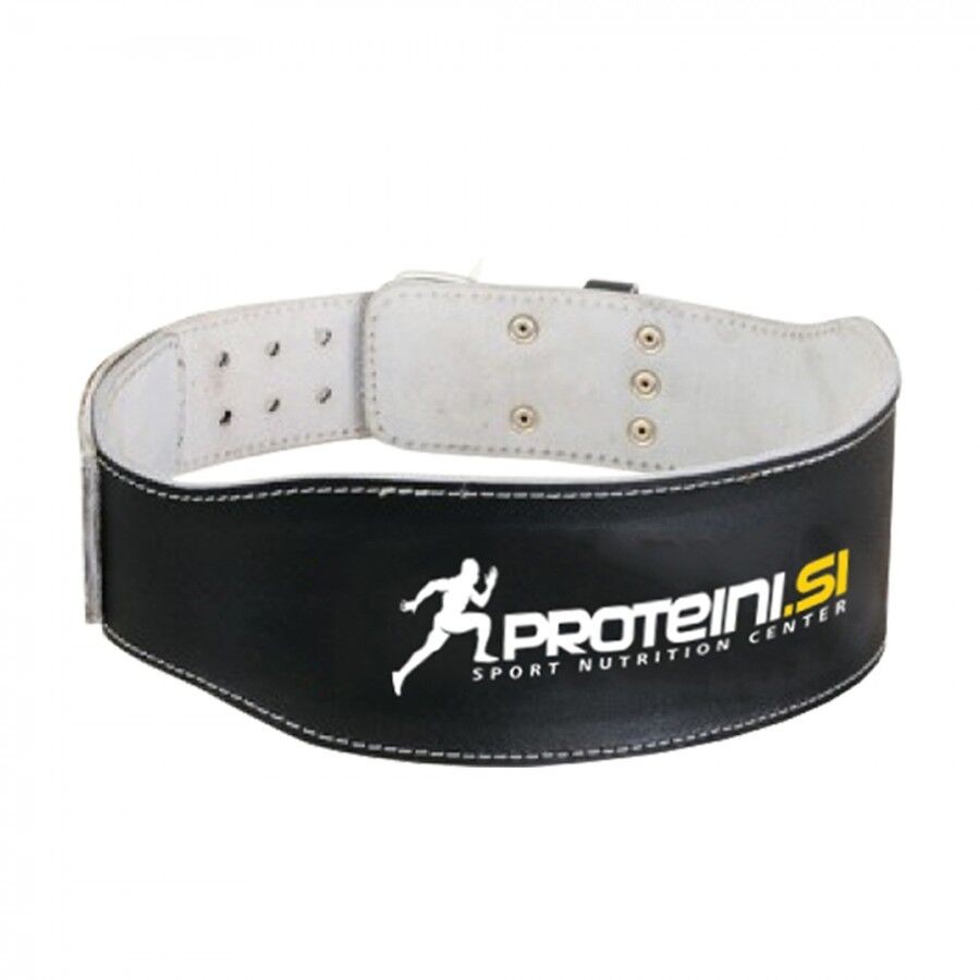 Proteini.Si Pojas za leđa, Kožni, Crni