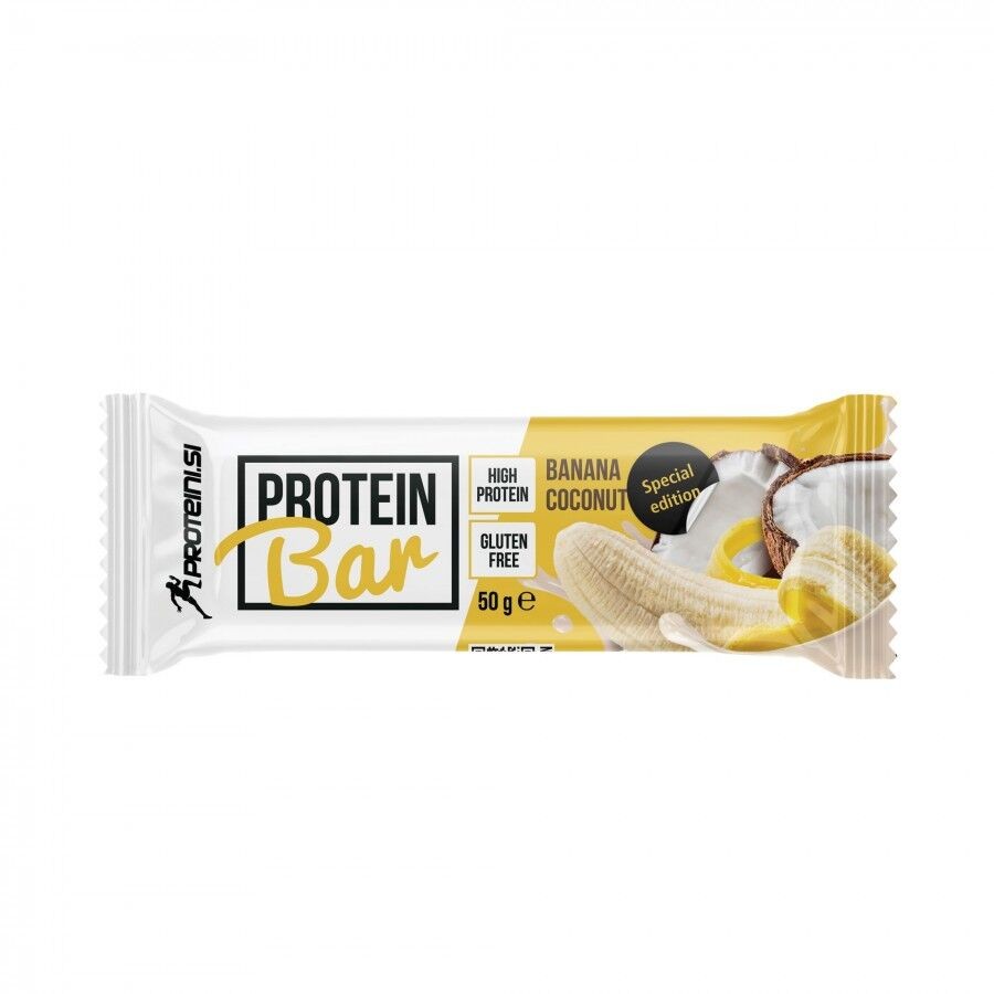 Proteini.Si Proteinska čokoladica Special Edition, 50g, Banana-kokos
