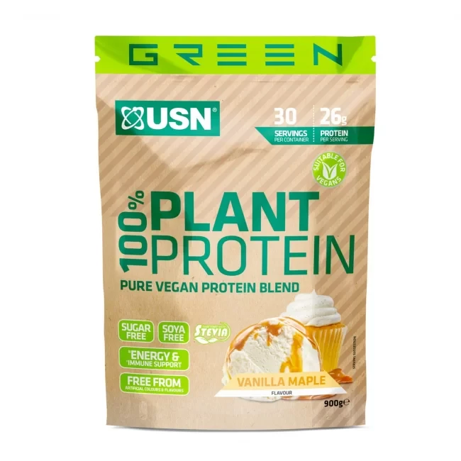 Usn Protein 100% Plant, 900g, Vanilla Maple