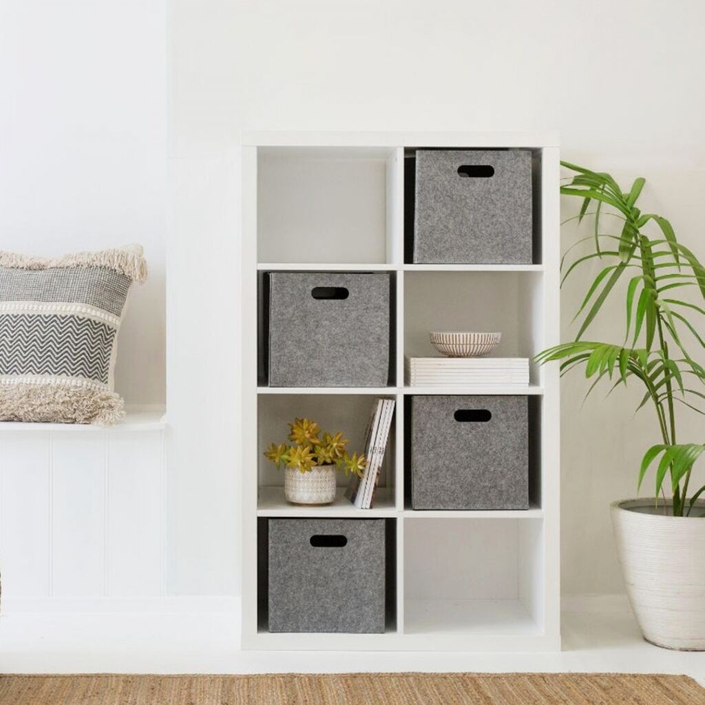 Aberto Design Set kutija za odlaganje HMY-6356, 4 dijela, Siva